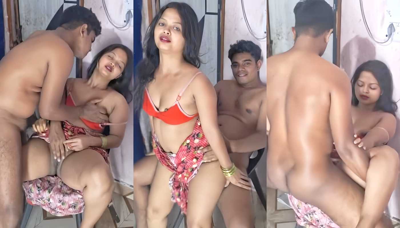 Horny Bengali Sexy Wife Hardcore Fucking on Bathroom Floor with Hubby