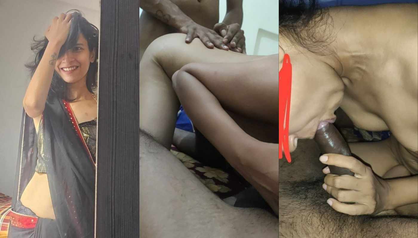 Indian Young Cutie Enjoying Threesome