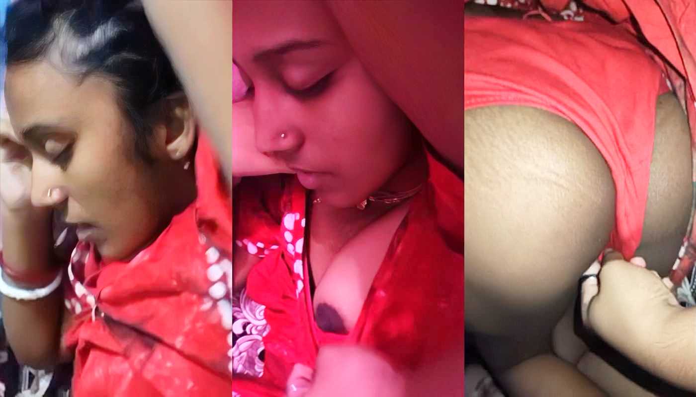 Sleeping Wife Boob Press Pussy Ass Show By Husband