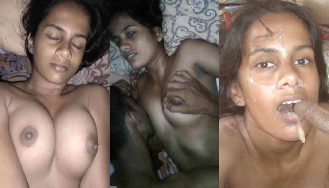 Sri Lankan Cuckold Couple - Wife Showing Mastrubating Giving a Blowjob Double Handjob Riding Fucking in Missionary & Taking a Cumshot on Stomach & Face ~ 68 Pics & 9 Vids