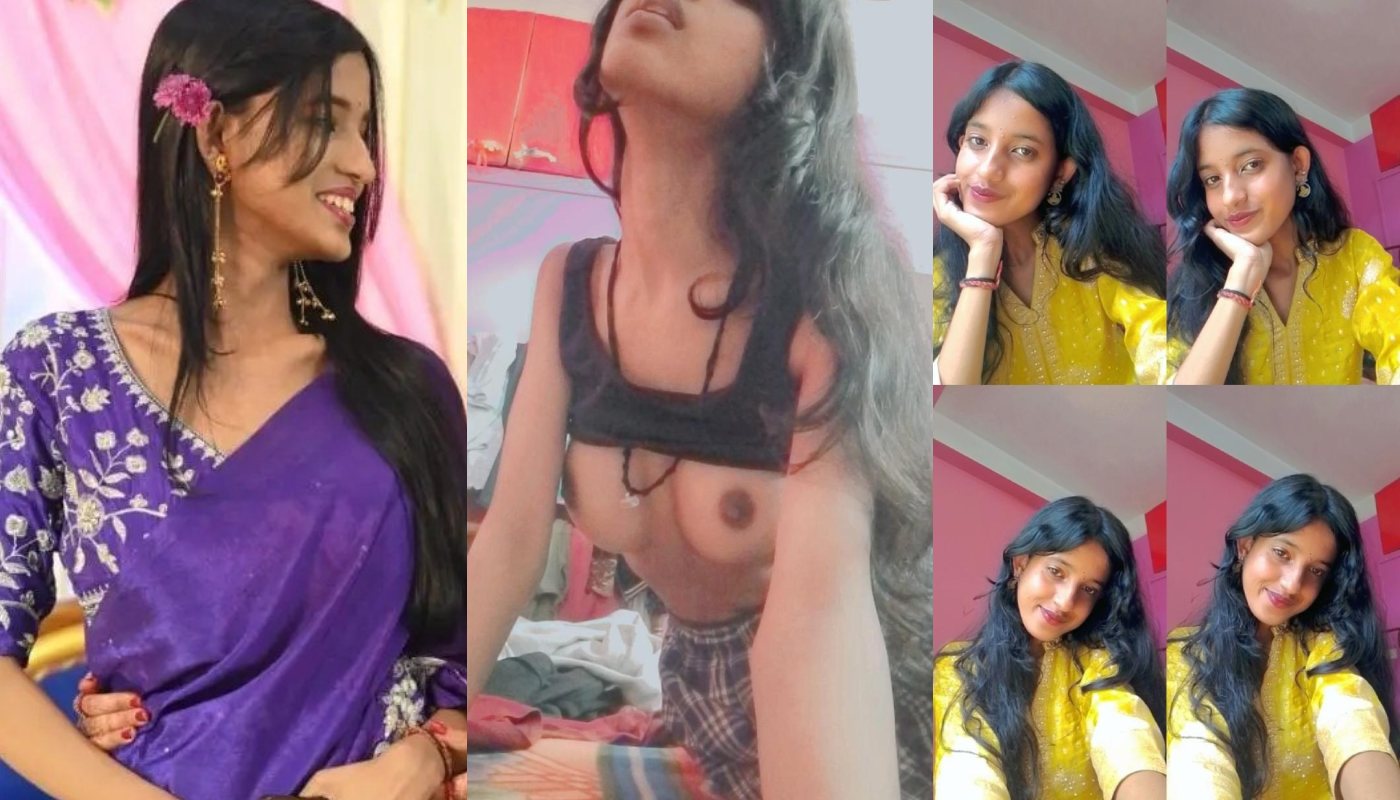 Horny Young Assamese Girl Teasing Perfect Boobs & Humping Bottle (7 Clips)