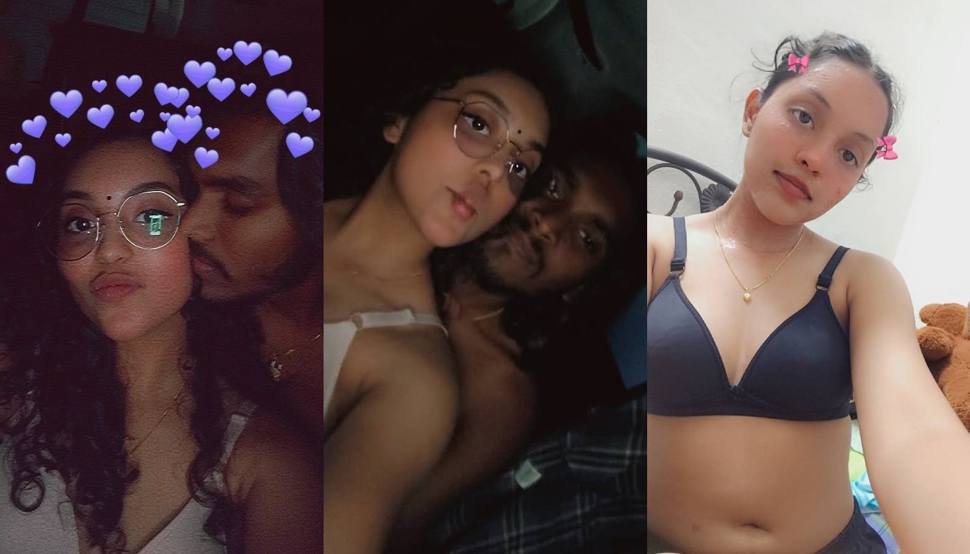 Malaysian Tamil Lovers - Cute Girlfriend Showing Boobs Kissing & 10 MIN Shower Video ~ 25 Pics & 18 Vids